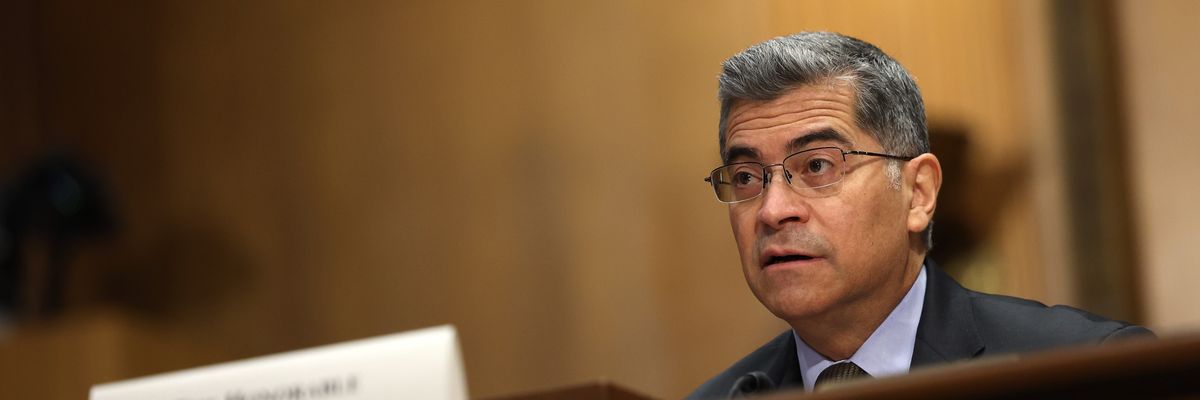 U.S. Health and Human Services Secretary Xavier Becerra testifies