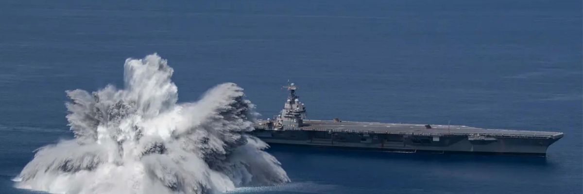 U.S. Navy shock test 