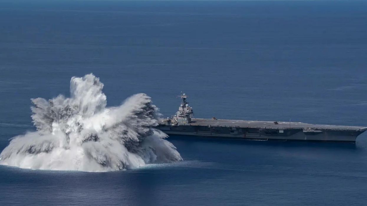 U.S. Navy shock test