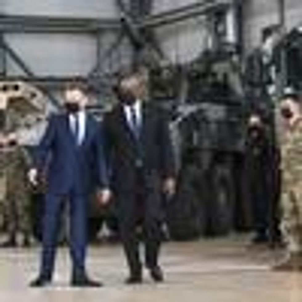 U.S. Pentagon chief speaks with Poland's defense minister