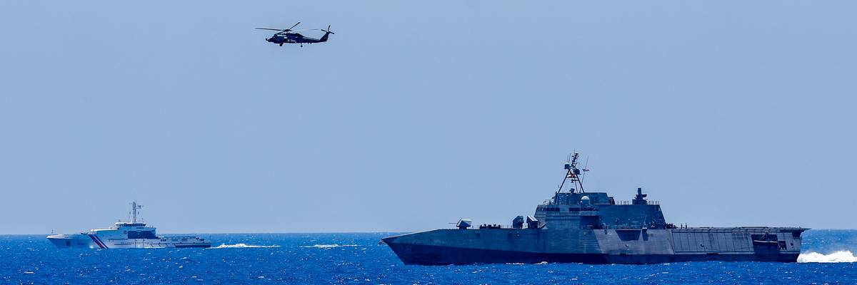 U.S.-Phillippines military exercises in the Pacific.