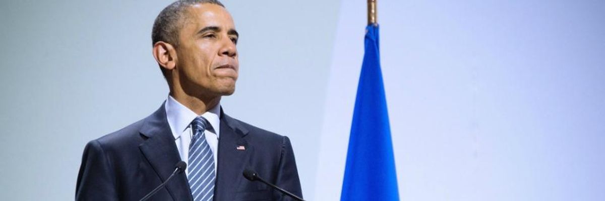 U.S. NGO Letter to President Obama on Climate Negotiations in Paris