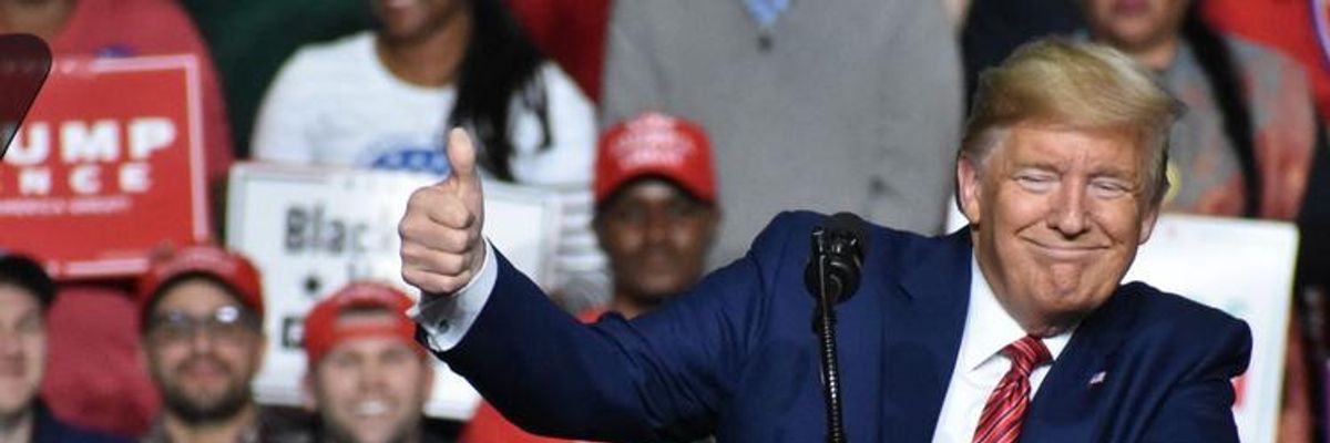 'Careful What You Wish For': Trump Urges GOP Voters to Back 'Crazy Bernie' in Democratic Primary