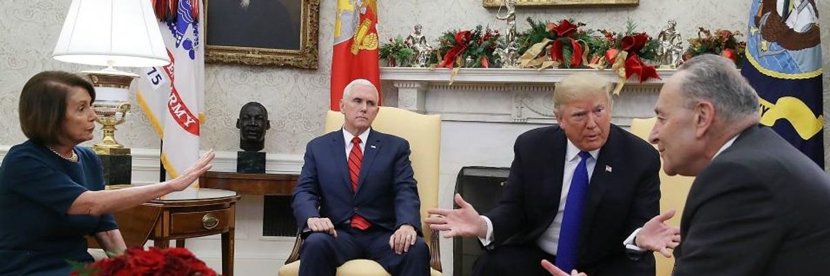 "It's Called Transparency": Donald, Chuck, and Nancy Hold Rare Public Talks as Negotiations Erupt on Live TV