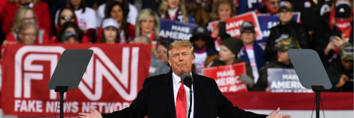 Democracy 'Has To Be Defended': It Is Possible and Necessary, Critics Say, To Stop Trump From Running in 2024