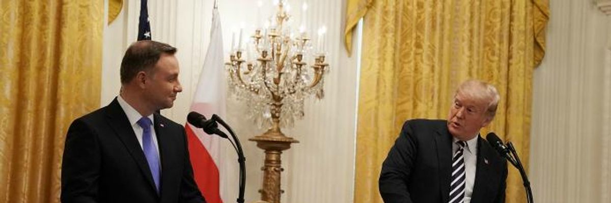 Imperial Flattery and Presidential Narcissism: Poland's Offer to Help Build 'Fort Trump' Has It All