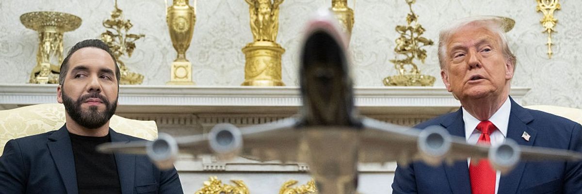 U.S. President Donald Trump and Salvadoran President Nayib Bukele