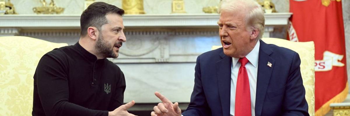 U.S. President Donald Trump and Ukrainian President Volodymyr Zelenskyy