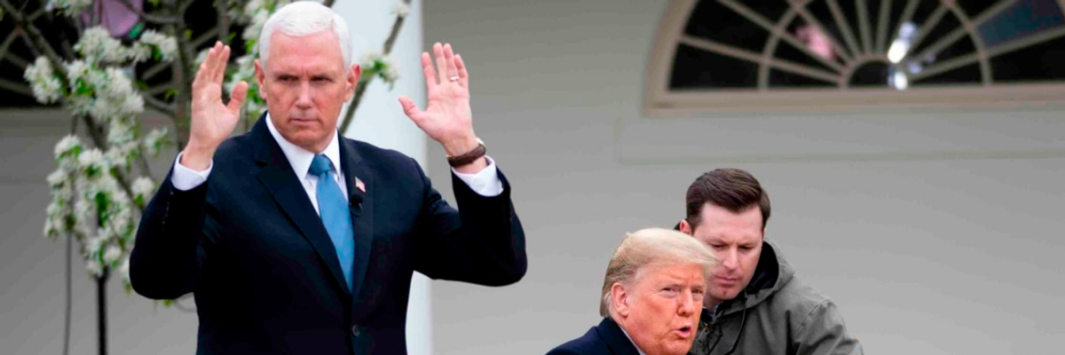 'Packed Churches All Over Our Country--I Think It Will Be Beautiful,' Declares Trump Despite Pandemic