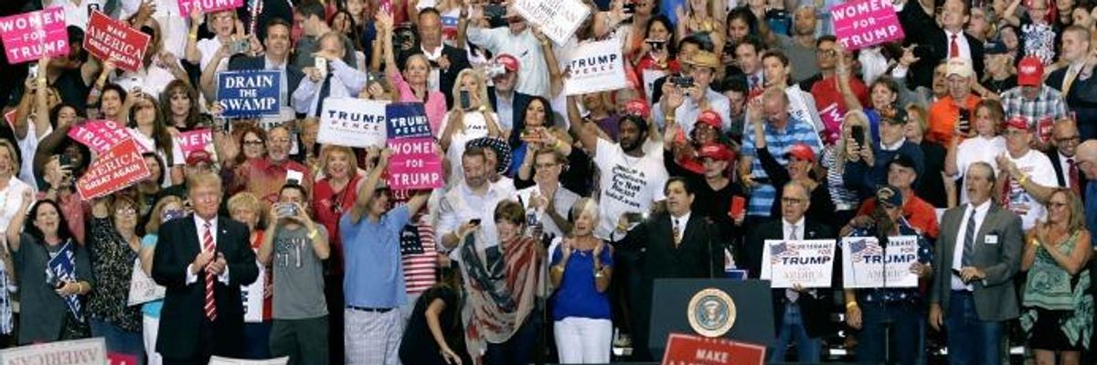 Trump Goes 'Full Delusion Mode' With Unhinged Performance at Arizona Rally