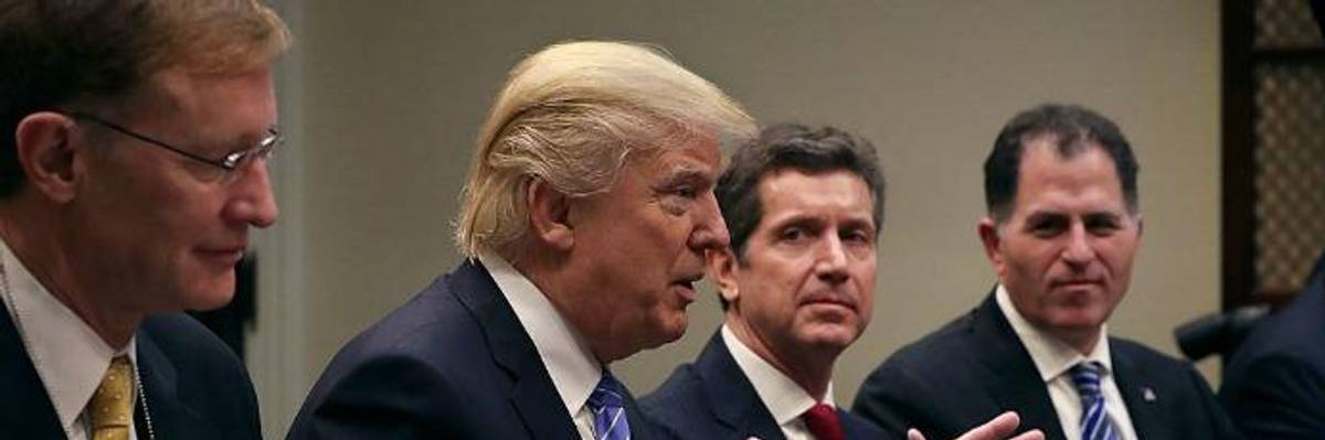 'Grandstanders': Trump Lashes Out as CEOs Pressured to Denounce Racism