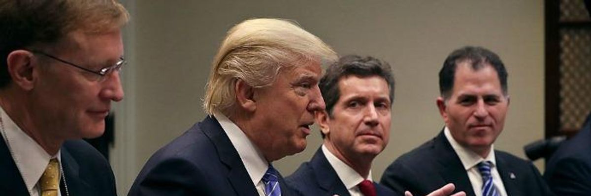 'Grandstanders': Trump Lashes Out as CEOs Pressured to Denounce Racism