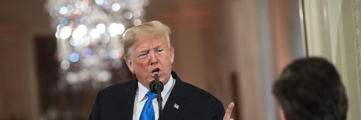 "Clear Attack on the First Amendment": Authoritarian Trump Denounced for Stripping Press Credentials From CNN's Jim Acosta