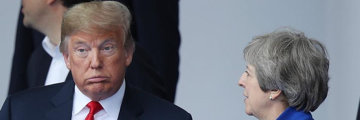 Urging Europe to Mirror America's Wasteful War Budget, Trump Tells NATO Leaders to Double Spending