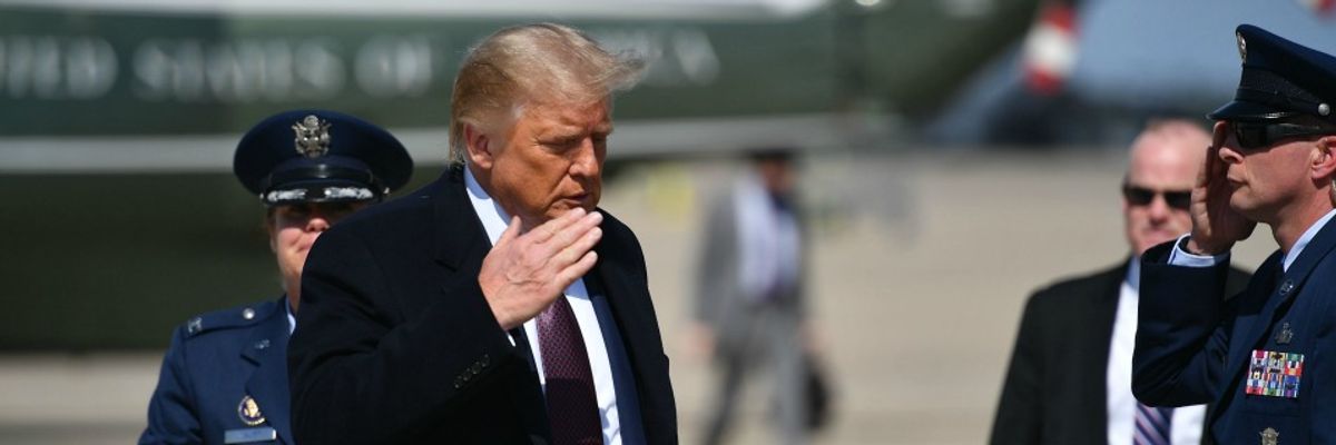 Timeline of Trump's Illness Confounds Experts, But Critics Say What's Clear Is President 'Knowingly Exposed People' to Covid-19