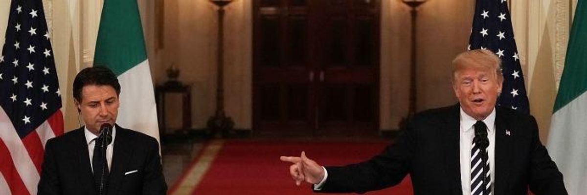 Ignoring Climate Threat and Economic Realities, Trump Brags About Building Fleet of LNG Terminals in EU--And Europe 'Will Pay For' Them