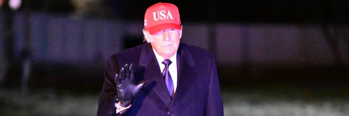 U.S. President Donald Trump returns to White House from Florida