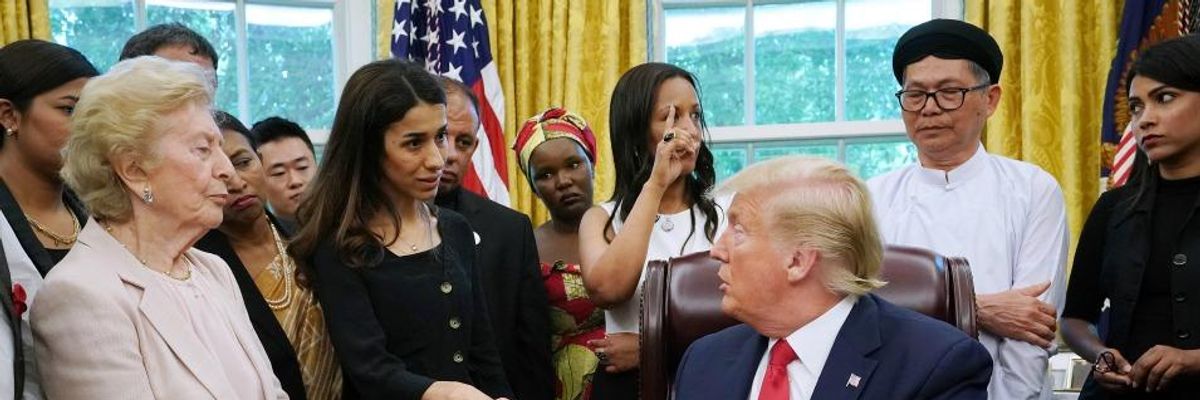 WATCH: Amid Extreme Anti-Refugee Push, Trump Displays Neither Interest Nor Knowledge of Asylum Seekers' Plight in Oval Office Meeting