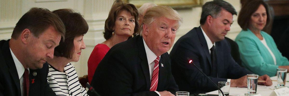 The I-Alone-Can-Fix-It President Vows to Make Trumpcare Better at 'Lunchtime'