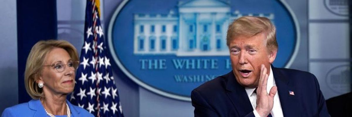 Why Does Trump Hate COVID Testing But Love Standardized Testing?