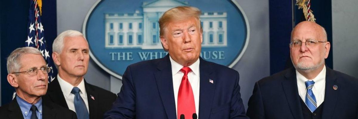 1,000+ CDC Officials Condemn Trump's Disastrous Pandemic Response, 'Silencing' of Agency