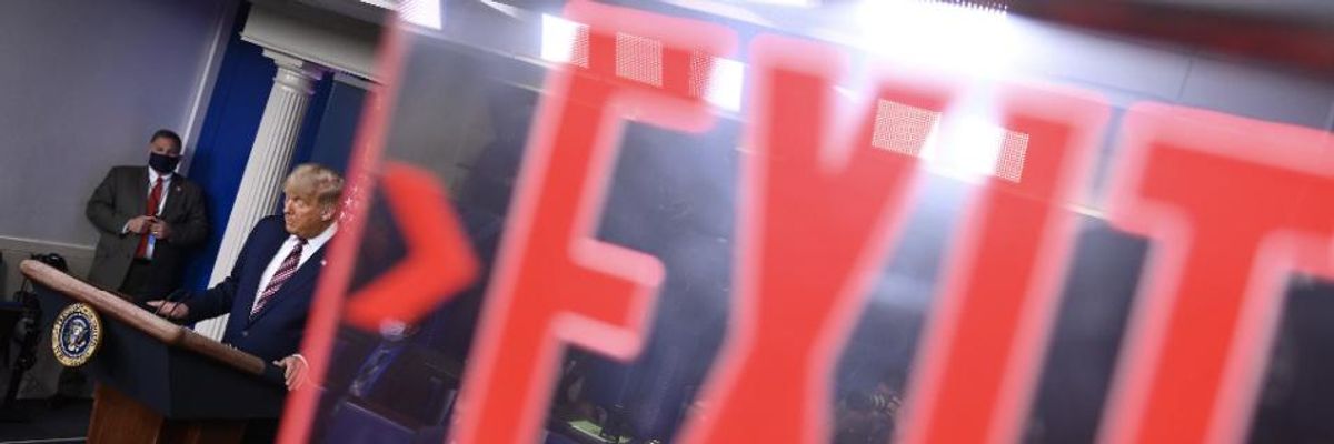 'This Is All Anti-Democratic Trash': Trump Spews More Election Lies From White House as Counting of Votes Continues