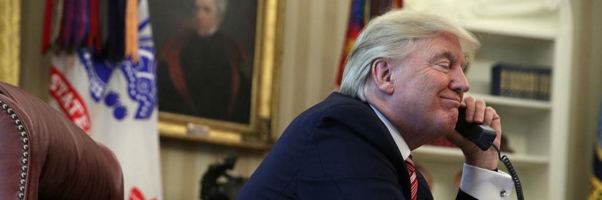 As Trump Authorizes Transcript Release, Expert Critics Say 'Anything Short of Whistleblower Complaint Is More Obstruction'