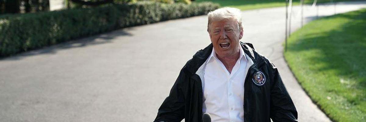 President Trump, Himself Accused by Multiple Women of Sexual Assault, Says "Very Hard for Me to Imagine" Kavanaugh Sexually Assaulted Ford