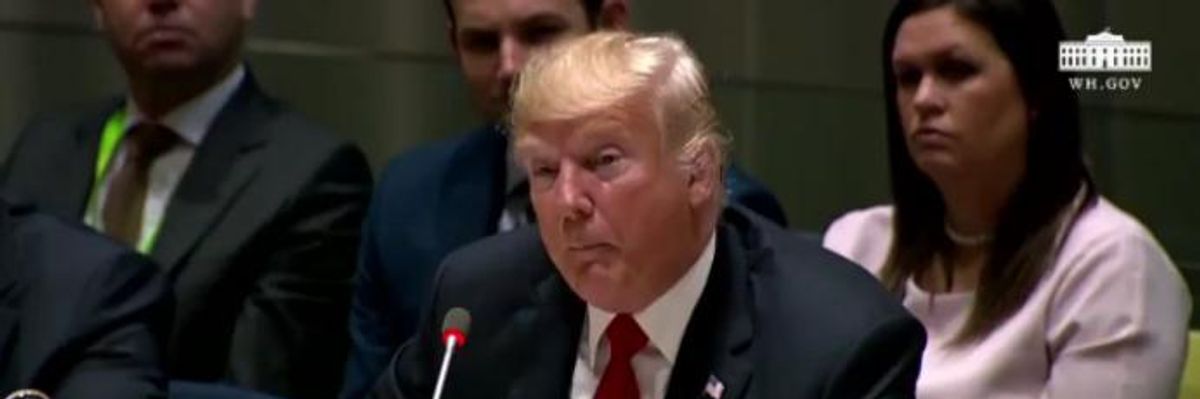 As War on Drugs Again Declared Failure, Trump's UN Event Dismissed as 'Splashy' Backward-Thinking Photo Op