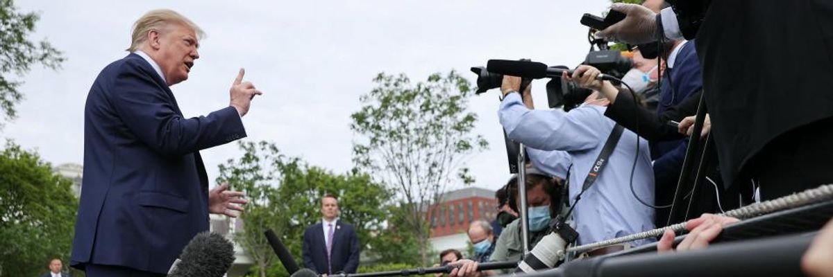 Barring Covid-19 Testimony by Top Officials, President Dismisses House Oversight as 'Set Up' by 'Trump-Haters'