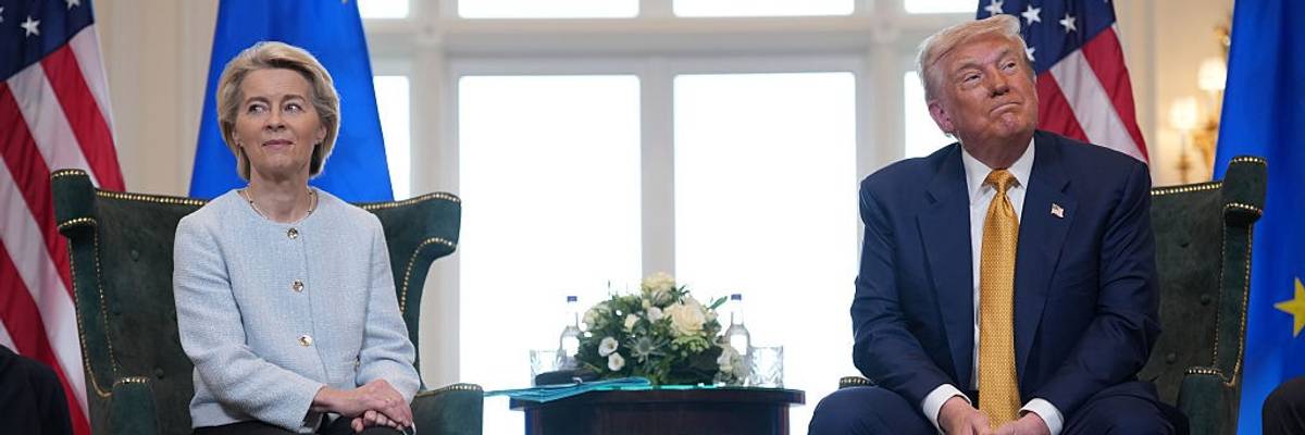 U.S. President Donald Trump Visits Scotland For Golfing Getaway