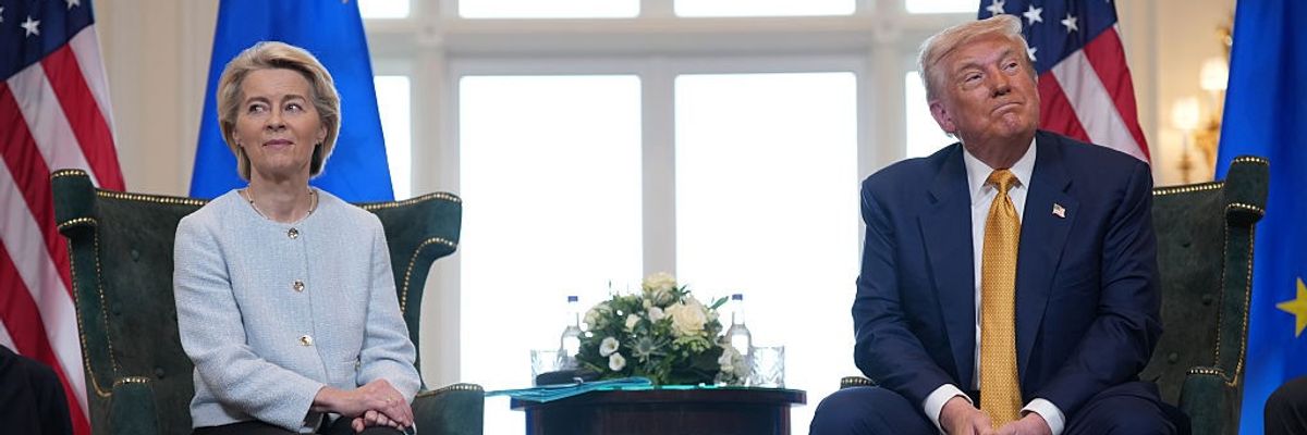 U.S. President Donald Trump Visits Scotland For Golfing Getaway