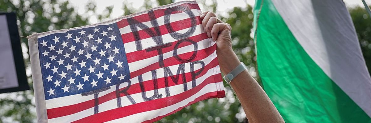 U.S. President Donald Trump Visits Scotland For Golfing Getaway