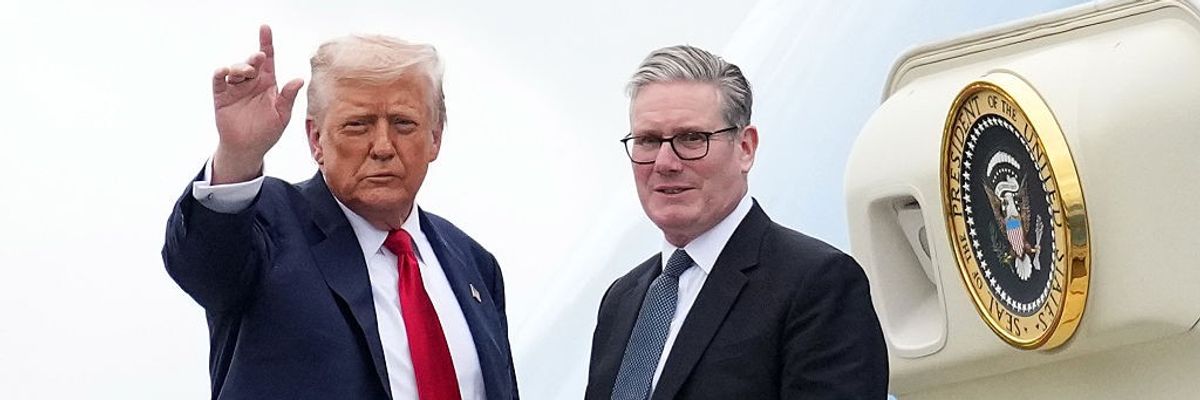 U.S. President Donald Trump Visits Scotland For Rounds Of Golf And Trade Talks