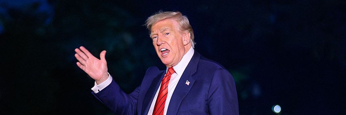 'Living in a Fantasy World': Critics Pounce as Trump's CNBC Interview Goes Off the Rails