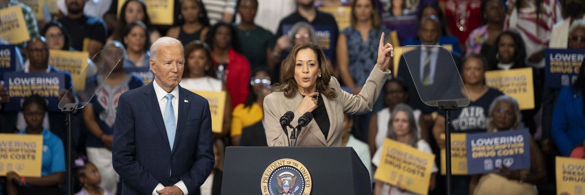U.S. President Joe Biden and Vice President Kamala Harris