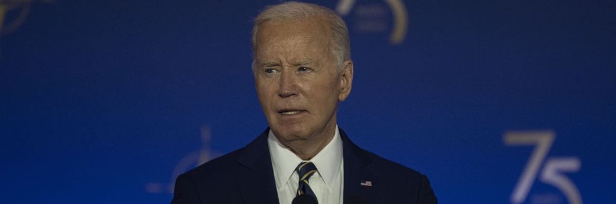 U.S. President Joe Biden at NATO summit 2024