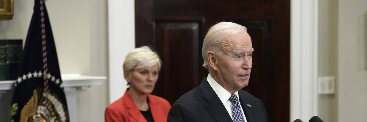 U.S. President Joe Biden delivers remarks