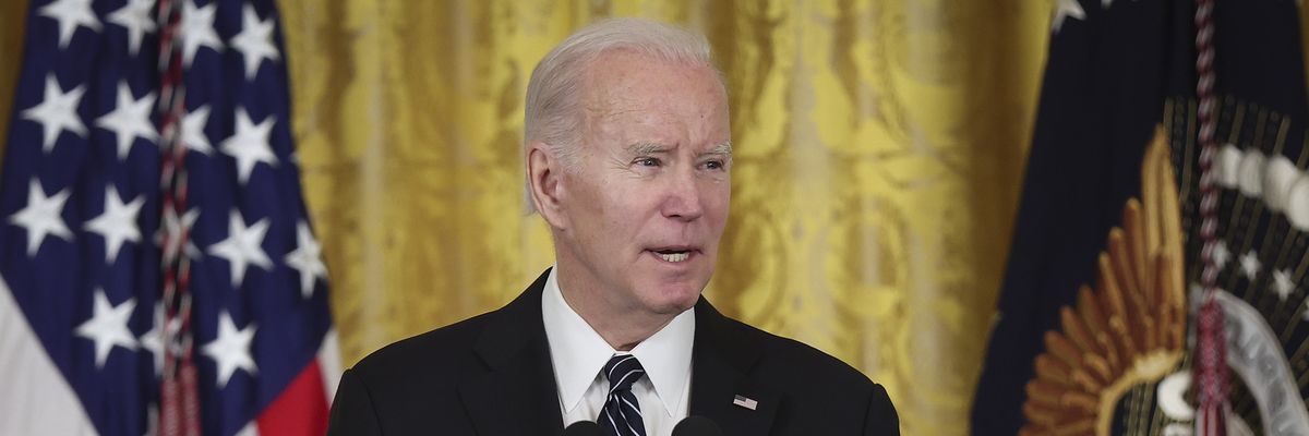 U.S. President Joe Biden formally announces Julie Su as his nominee to be the next secretary of Labor during an event in the East Room of the White House on March 1, 2023.