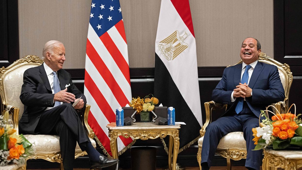 U.S. President Joe Biden meets with Egyptian President Abdel Fattah el-Sisi