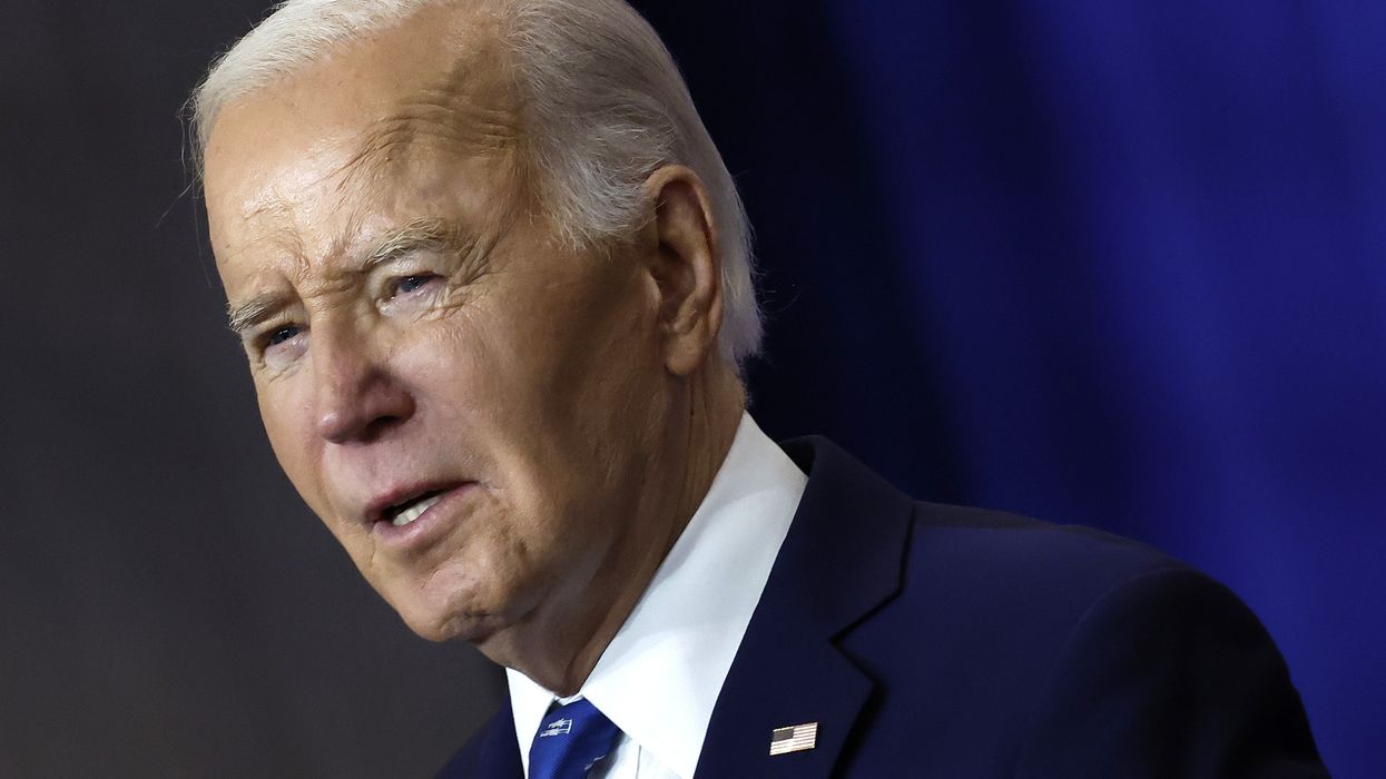 U.S. President Joe Biden speaks at the Department of Labor