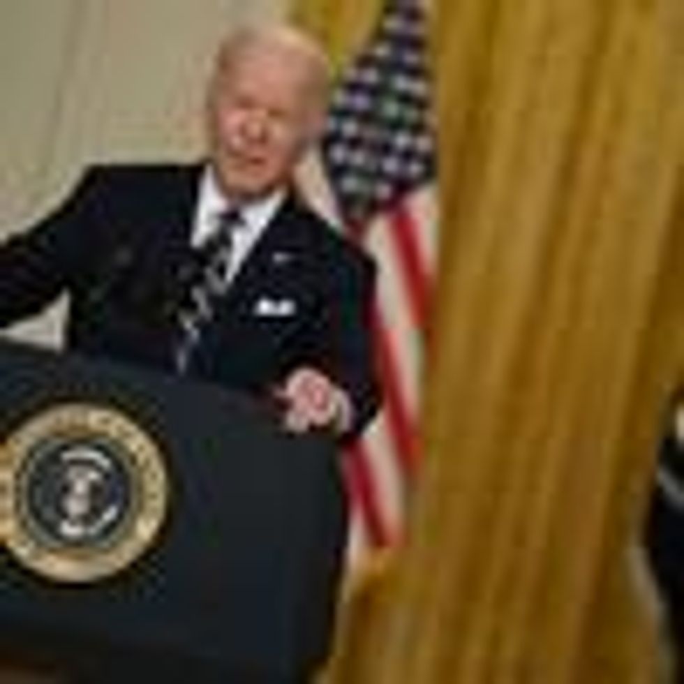 U.S. President Joe Biden speaks from the White House