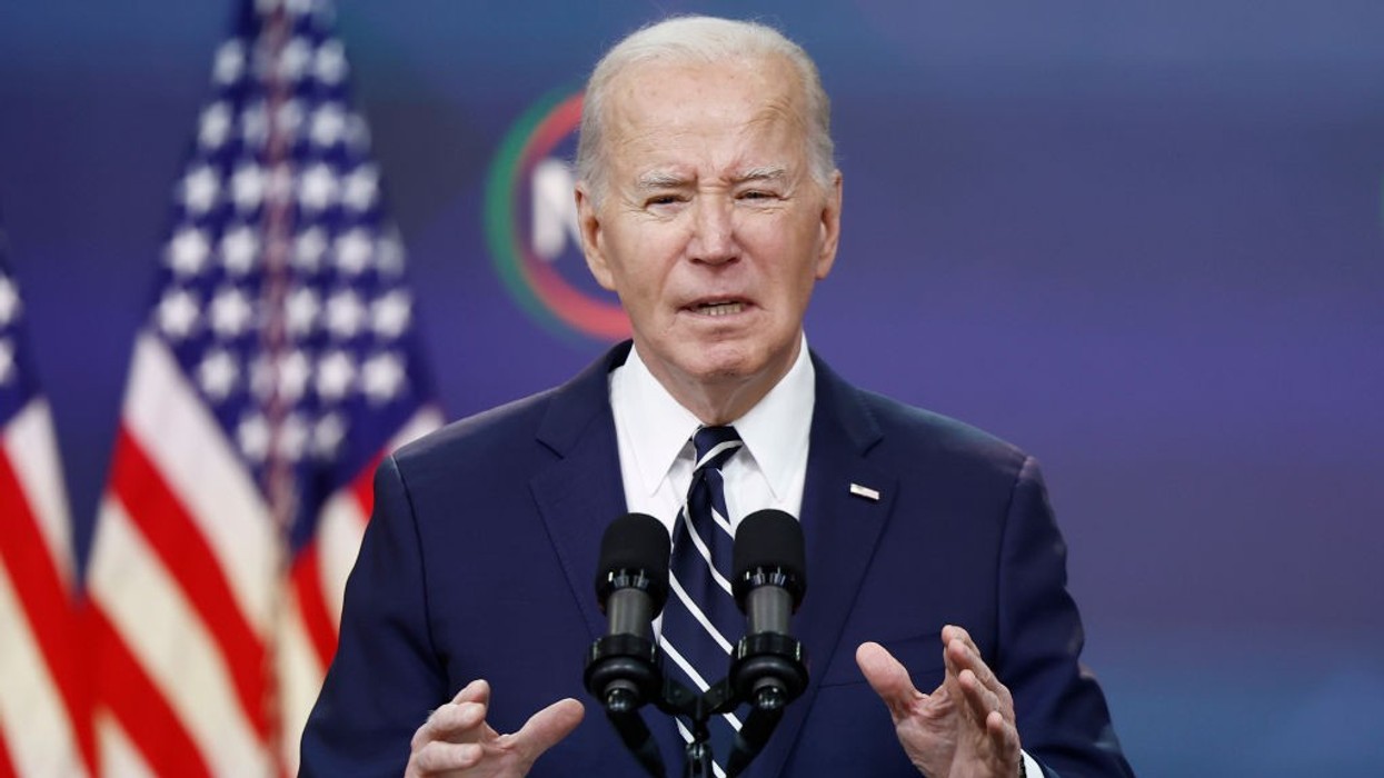 U.S. President Joe Biden speaks