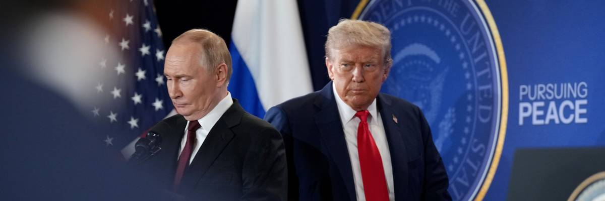 U.S. President Trump And Russian President Putin Meet On War In Ukraine At U.S. Air Base In Alaska