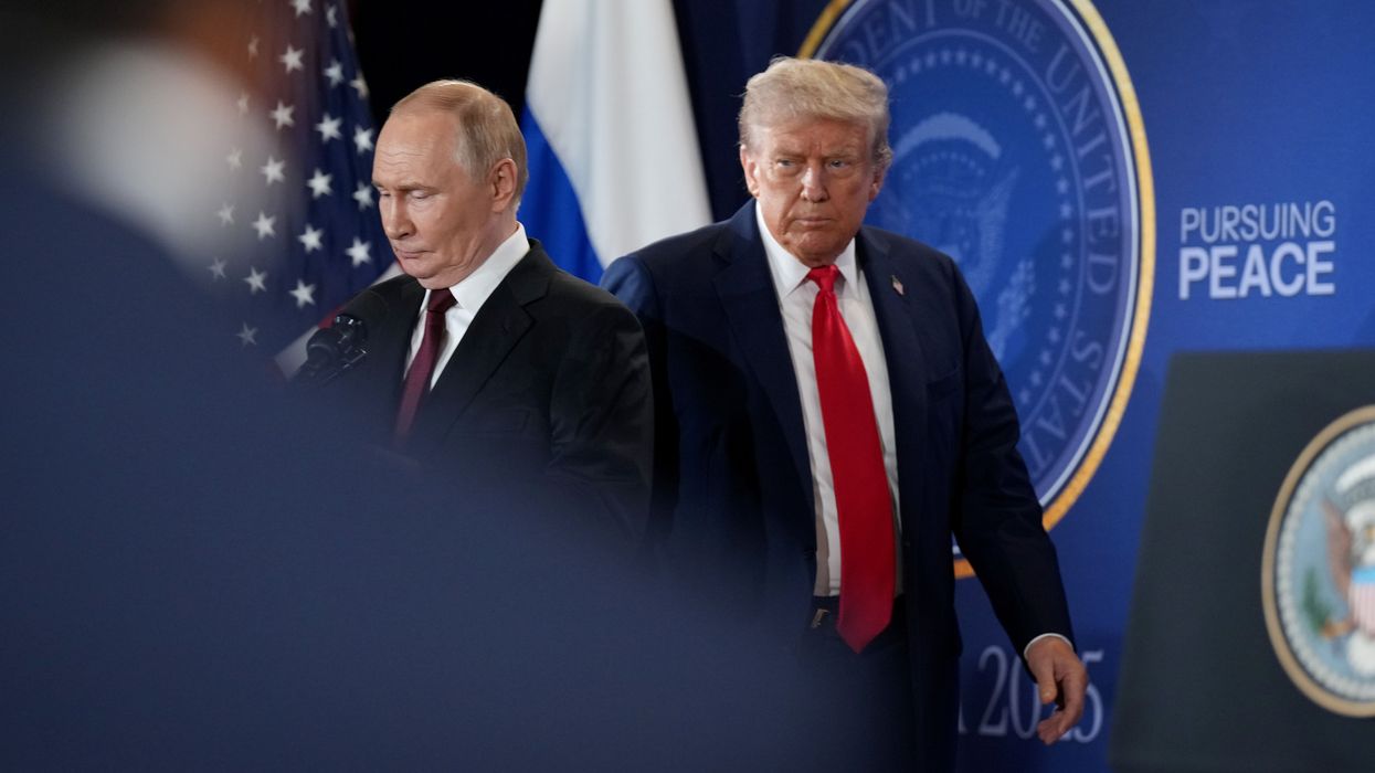 U.S. President Trump And Russian President Putin Meet On War In Ukraine At U.S. Air Base In Alaska