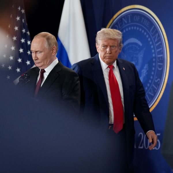 U.S. President Trump And Russian President Putin Meet On War In Ukraine At U.S. Air Base In Alaska