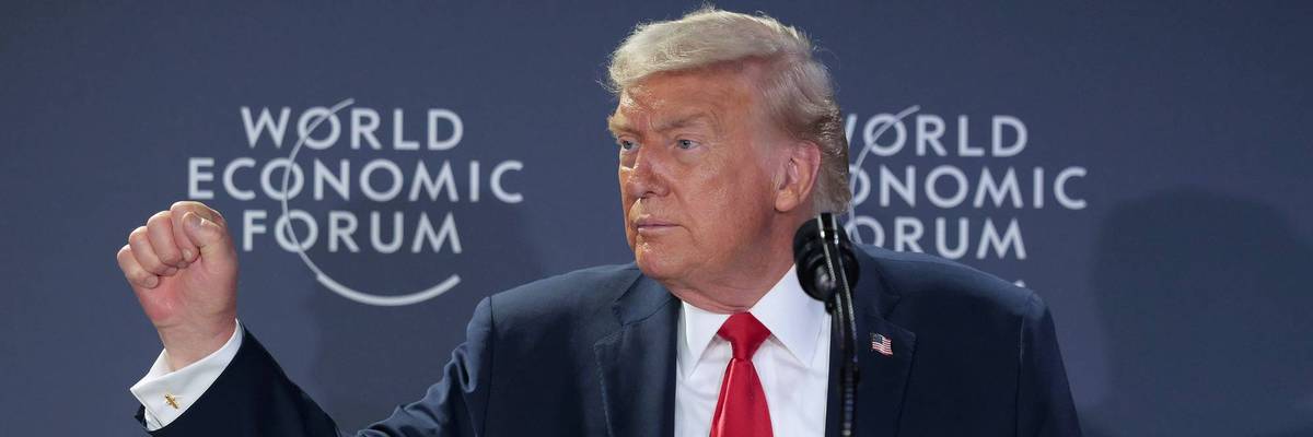 U.S. President Trump Attends World Economic Forum In Davos