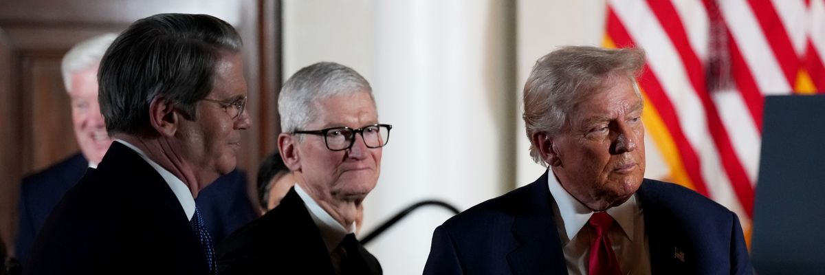 U.S. President Trump Meets With Japanese Business Leaders In Tokyo