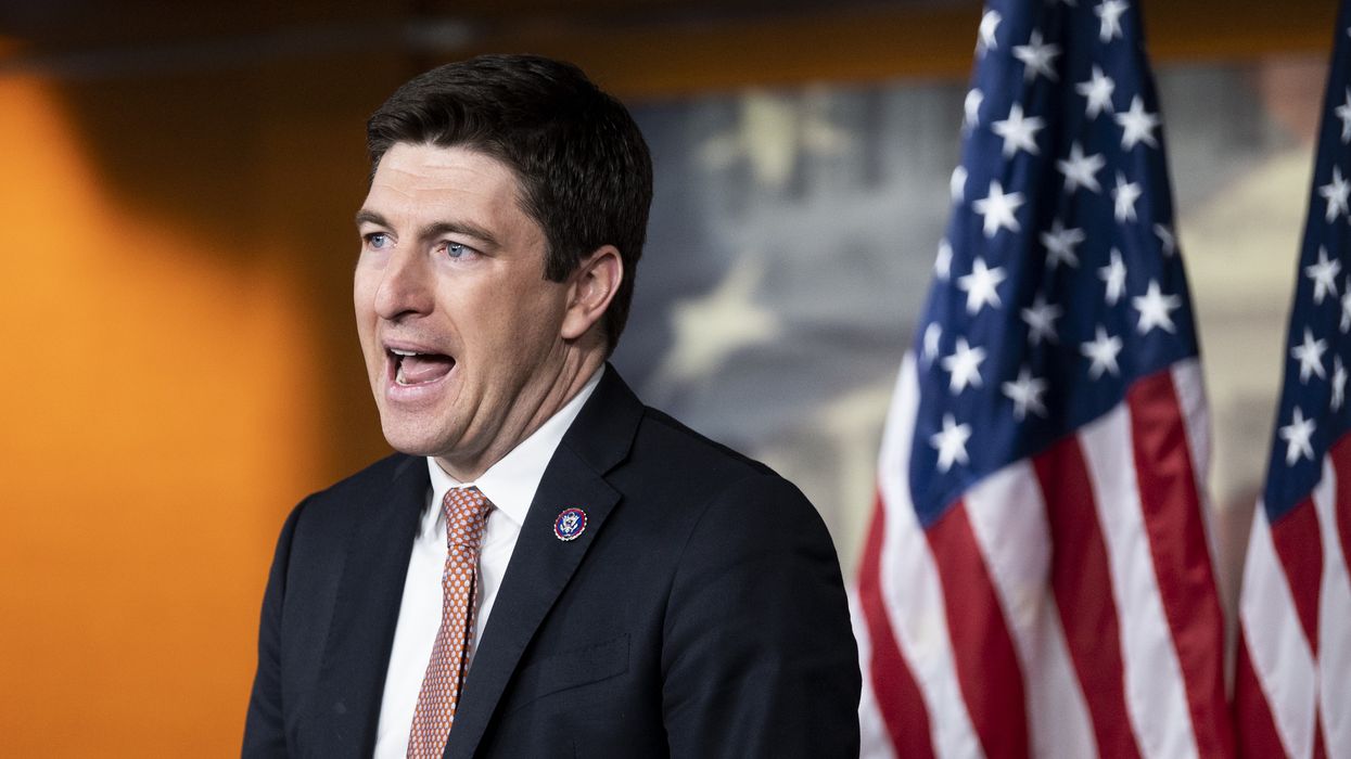 U.S. Rep. Bryan Steil (R-Wis.) speaks at a news conference