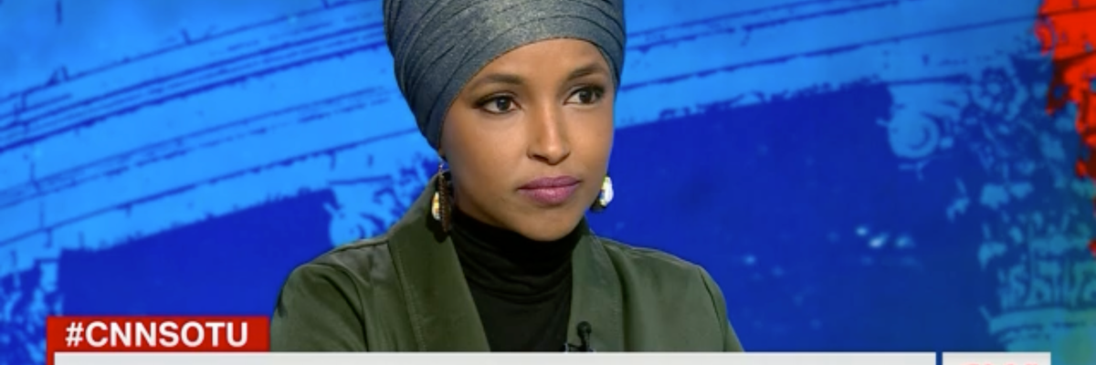 U.S. Rep. Ilhan Omar (D-Minn.) appeared on CNN's "State of the Union" on January 29, 2023.